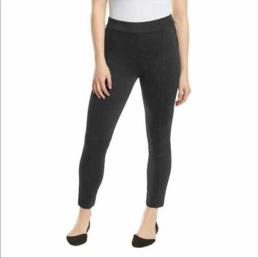 Anne Klein Pants Gray Tummy Control High Rise Skinny Ponte Pant Size Small